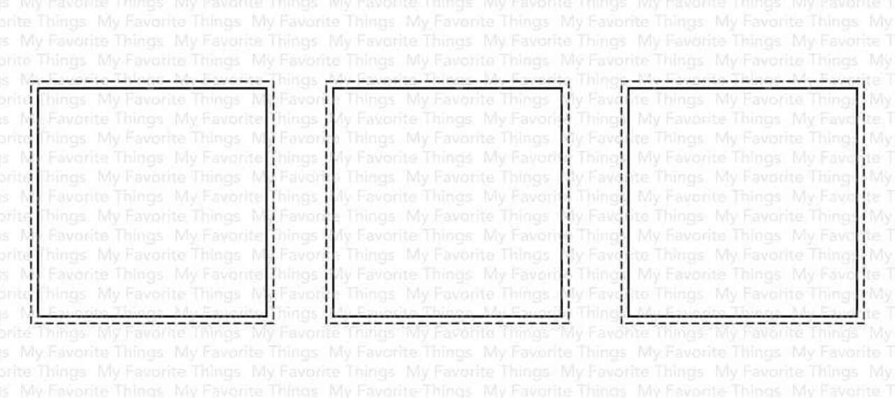 My Favorite Things Die-namics Slimline Stitched Square Trio (MFT-2016)