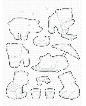 My Favorite Things Die-namics Beach Bear (MFT-2030) My Favorite Things Die-namics Beach Bear (MFT-2030)