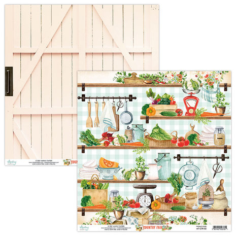 Mintay Country Fair 12x12 Inch Scrapbooking Paper Set (MT-CTR-07)