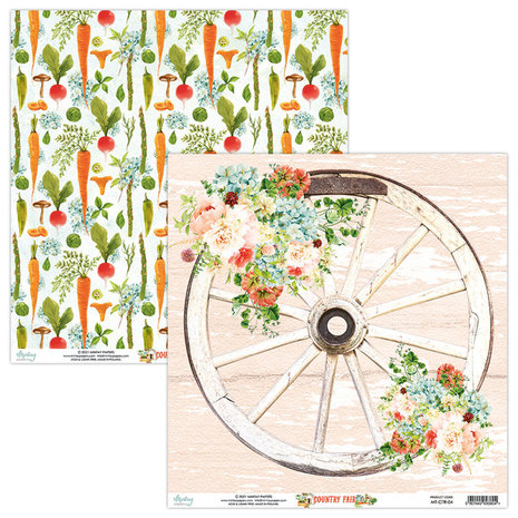 Mintay Country Fair 12x12 Inch Scrapbooking Paper Set (MT-CTR-07)