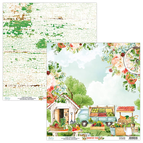 Mintay Country Fair 6x6 Inch Scrapbooking Paper Pad (MT-CTR-08)