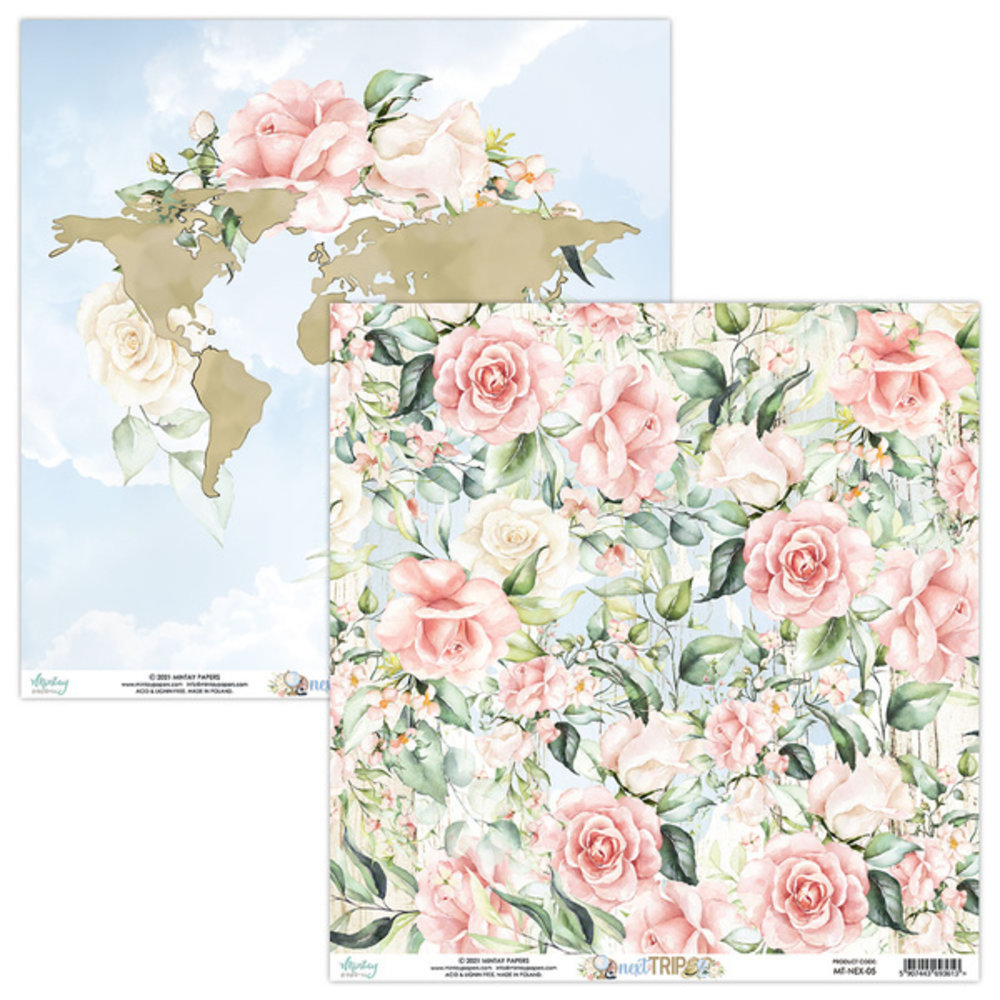 Mintay Next Trip 6x6 Inch Scrapbooking Paper Pad (MT-NEX-08) Mintay Next Trip 6x6 Inch Scrapbooking Paper Pad (MT-NEX-08)