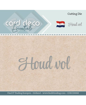 Card Deco Snijmal Houd Vol (CDECD0068)