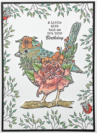 IndigoBlu Little Birdie A5 Rubber Stamps (IND0799) IndigoBlu Little Birdie A5 Rubber Stamps (IND0799)