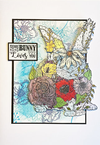 IndigoBlu Bunny Rabbit A5 Rubber Stamps (IND0800)