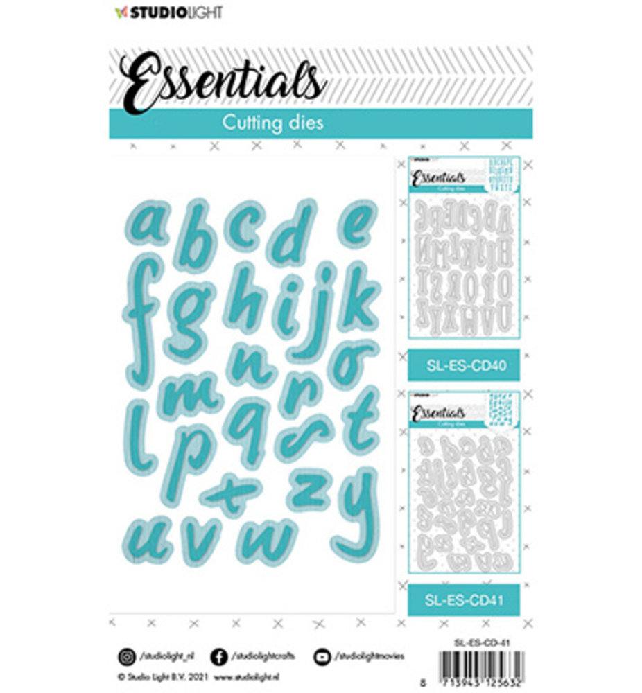Studio Light Essentials Snijmal Alphabet Handletters nr.41 (SL-ES-CD41) Studio Light Essentials Snijmal Alphabet Handletters nr.41 (SL-ES-CD41)