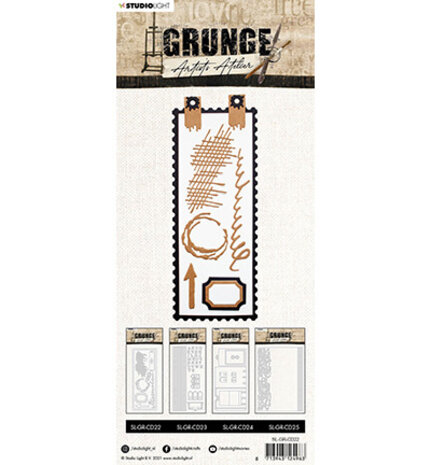 Studio Light Grunge Snijmal Slimline Artist’s Atelier nr.22 (SL-GR-CD22) Studio Light Grunge Snijmal Slimline Artist’s Atelier nr.22 (SL-GR-CD22)