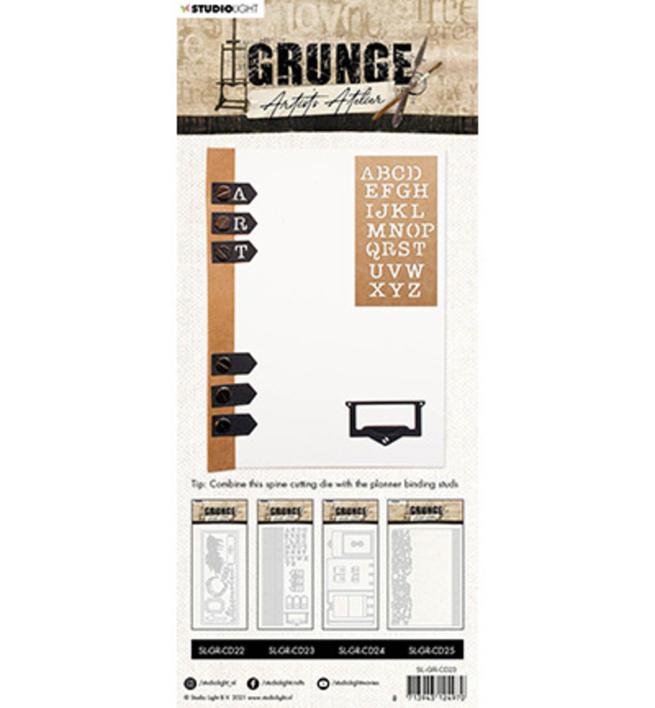 Studio Light Grunge Snijmal Elements Artist’s Atelier nr.23 (SL-GR-CD23)