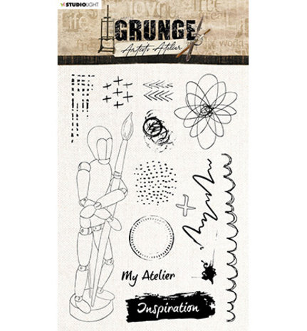 Studio Light Grunge A5 Clear Stamp Wooden Mannequin Artist’s Atelier nr.30 (SL-GR-STAMP30) Studio Light Grunge A5 Clear Stamp Wooden Mannequin Artist’s Atelier nr.30 (SL-GR-STAMP30)