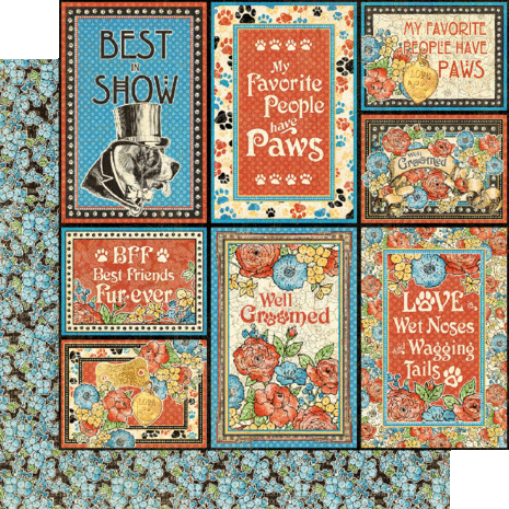 Graphic 45 Well Groomed 12x12 Inch Collection Pack (4502266) Graphic 45 Well Groomed 12x12 Inch Collection Pack (4502266)