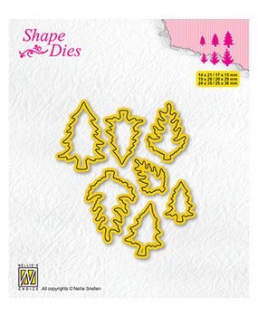 Nellie Snellen Snijmal Collection of Mini Dies Pinetrees-1 (SD210)* Nellie Snellen Snijmal Collection of Mini Dies Pinetrees-1 (SD210)*