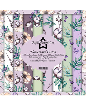 Paper Favourites Flowers and Cotton 6x6 Inch Paper Pack (PF169) Paper Favourites Flowers and Cotton 6x6 Inch Paper Pack (PF169)