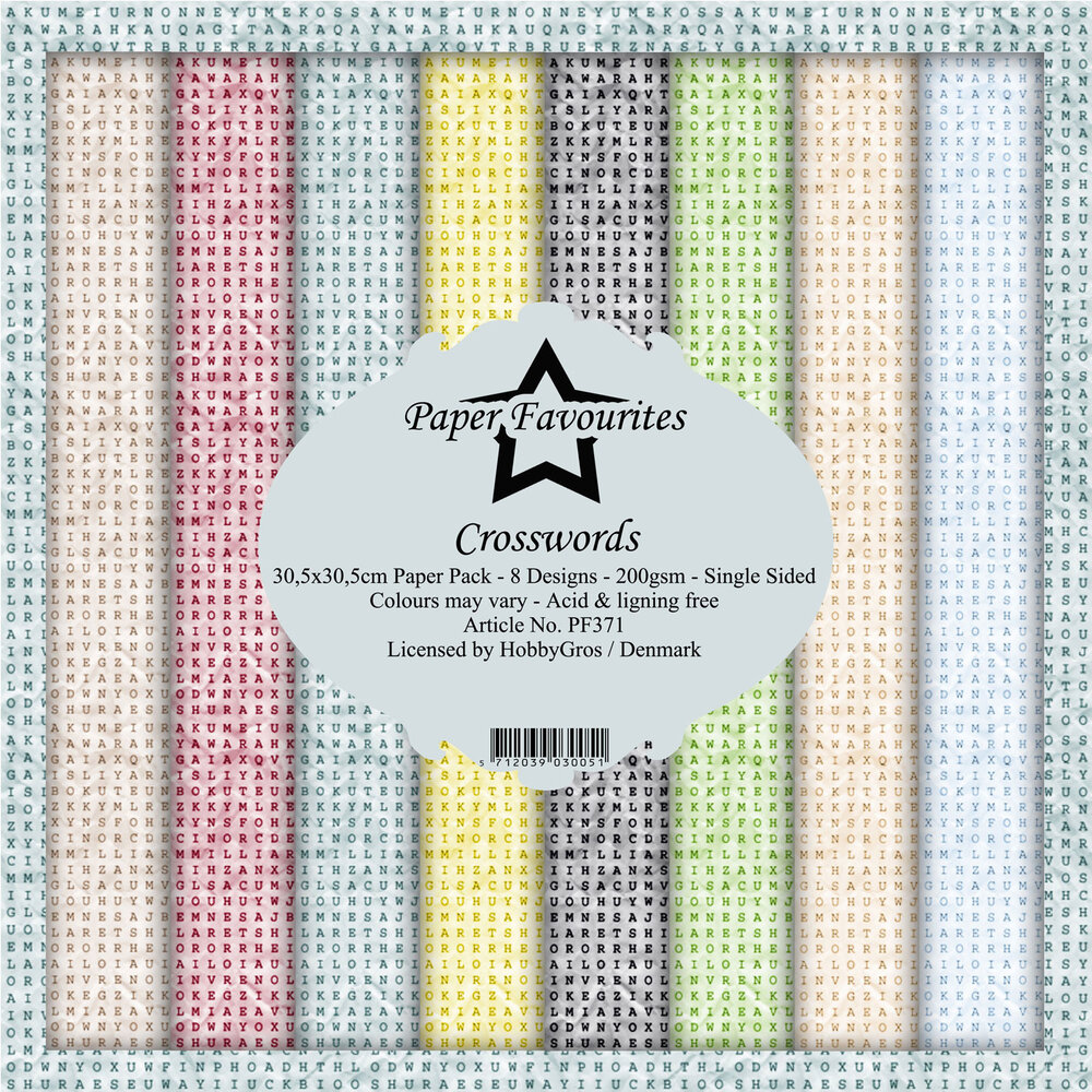 Paper Favourites Crosswords 12x12 Inch Paper Pack (PF371) Paper Favourites Crosswords 12x12 Inch Paper Pack (PF371)