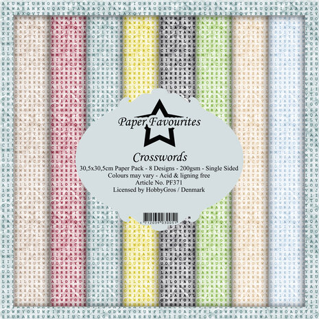 Paper Favourites Crosswords 12x12 Inch Paper Pack (PF371) Paper Favourites Crosswords 12x12 Inch Paper Pack (PF371)
