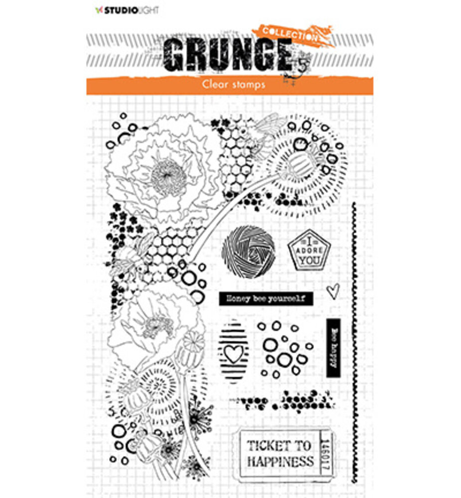 Studio Light Grunge A5 Clear Stamp Elements Grunge Collection nr.42 (SL-GR-STAMP42)