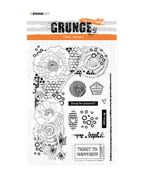 Studio Light Grunge A5 Clear Stamp Elements Grunge Collection nr.42 (SL-GR-STAMP42) Studio Light Grunge A5 Clear Stamp Elements Grunge Collection nr.42 (SL-GR-STAMP42)