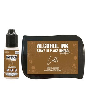 Couture Creations Stayz in Place Alcohol Ink Pearlescent Latte Pad+Reinker (CO728172) Couture Creations Stayz in Place Alcohol Ink Pearlescent Latte Pad+Reinker (CO728172)