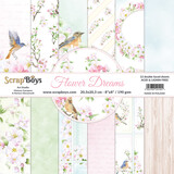 ScrapBoys Flower Dreams 8x8 Inch Paper Pad (FLDR-10)