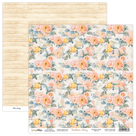 ScrapBoys Bedtime Story 12x12 Inch Paper Set (BEST-06)
