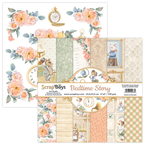ScrapBoys Bedtime Story 6x6 Inch Paper Pad (BEST-09)