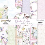 ScrapBoys Garden of Love 8x8 Inch Paper Pad (GALO-10)