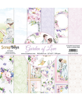 ScrapBoys Garden of Love 12x12 Inch Paper Set (GALO-06) ScrapBoys Garden of Love 12x12 Inch Paper Set (GALO-06)