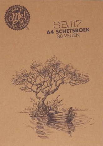 Make by Me! Schetsboek A4 80 vel (SB.117) Make by Me! Schetsboek A4 80 vel (SB.117)