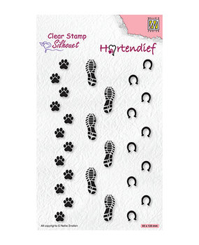 Nellie Snellen Clear Stamp Footprints (SIL095)