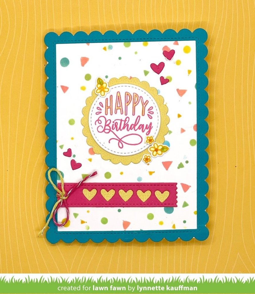 Lawn Fawn Confetti Stencils (LF2624)