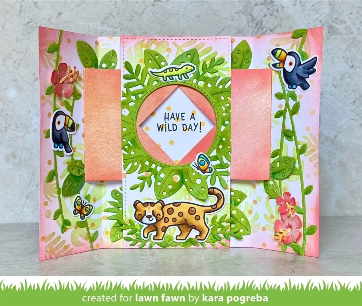 Lawn Fawn Tropical Leaves Stencils (LF2625) Lawn Fawn Tropical Leaves Stencils (LF2625)