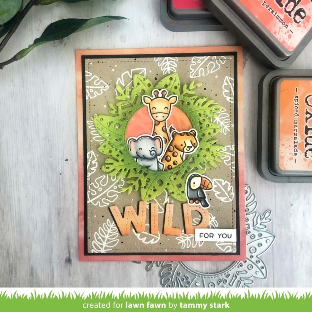 Lawn Fawn Tropical Leaves Stencils (LF2625) Lawn Fawn Tropical Leaves Stencils (LF2625)