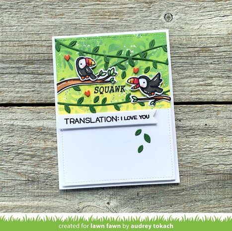 Lawn Fawn Tropical Leaves Background Stencils (LF2626) Lawn Fawn Tropical Leaves Background Stencils (LF2626)