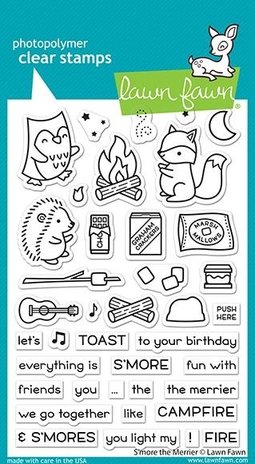 Lawn Fawn S'more the Merrier Clear Stamps (LF2593)