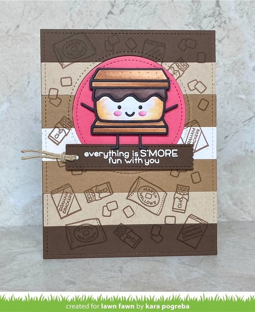 Lawn Fawn S'more the Merrier Clear Stamps (LF2593)