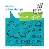 Lawn Fawn Duh-nuh Flip-Flop Clear Stamps (LF2597)