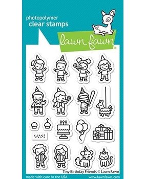 Lawn Fawn Tiny Birthday Friends Clear Stamps (LF2601) Lawn Fawn Tiny Birthday Friends Clear Stamps (LF2601)