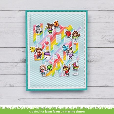 Lawn Fawn Tiny Birthday Friends Clear Stamps (LF2601) Lawn Fawn Tiny Birthday Friends Clear Stamps (LF2601)
