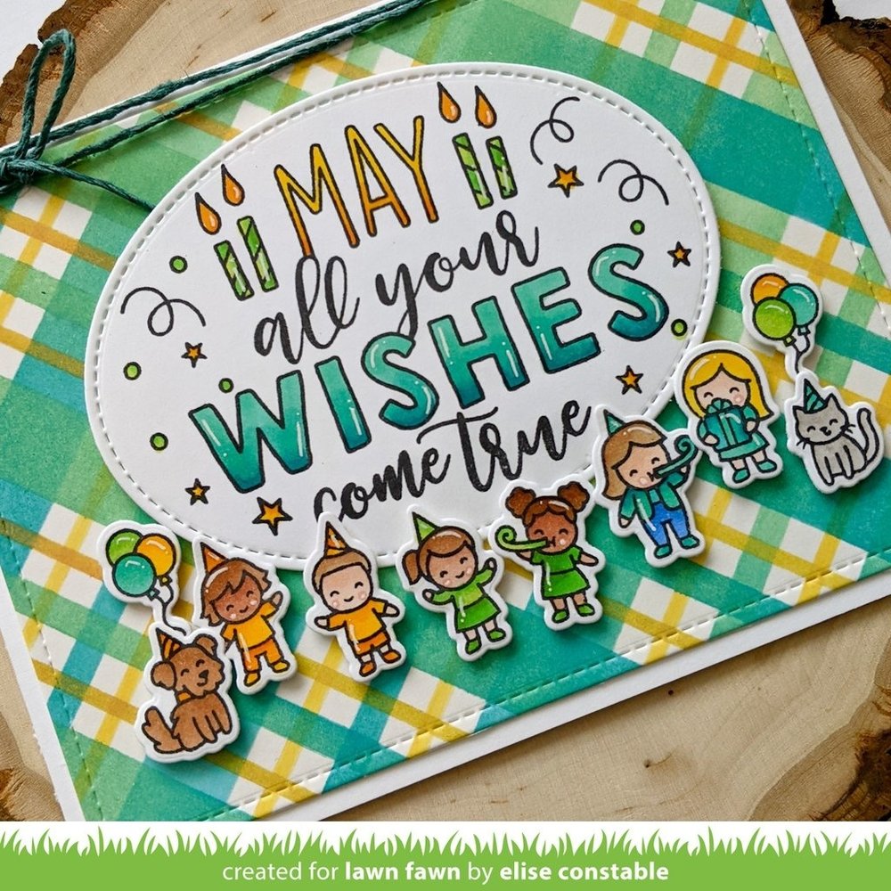 Lawn Fawn Tiny Birthday Friends Clear Stamps (LF2601) Lawn Fawn Tiny Birthday Friends Clear Stamps (LF2601)