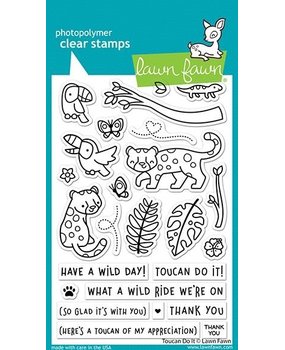 Lawn Fawn Toucan Do It Clear Stamps (LF2603) Lawn Fawn Toucan Do It Clear Stamps (LF2603)