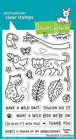 Lawn Fawn Toucan Do It Clear Stamps (LF2603) Lawn Fawn Toucan Do It Clear Stamps (LF2603)
