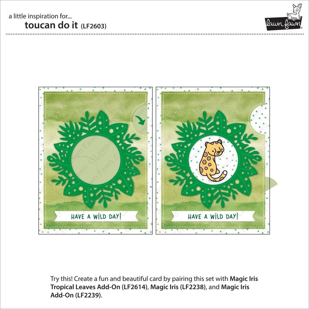 Lawn Fawn Toucan Do It Clear Stamps (LF2603) Lawn Fawn Toucan Do It Clear Stamps (LF2603)