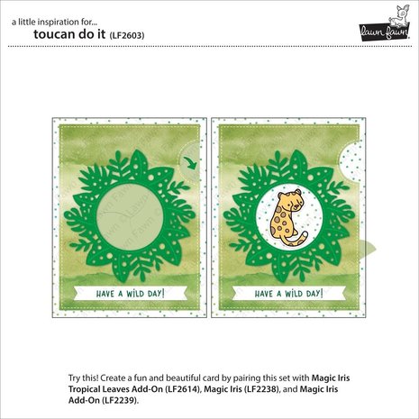 Lawn Fawn Toucan Do It Clear Stamps (LF2603) Lawn Fawn Toucan Do It Clear Stamps (LF2603)