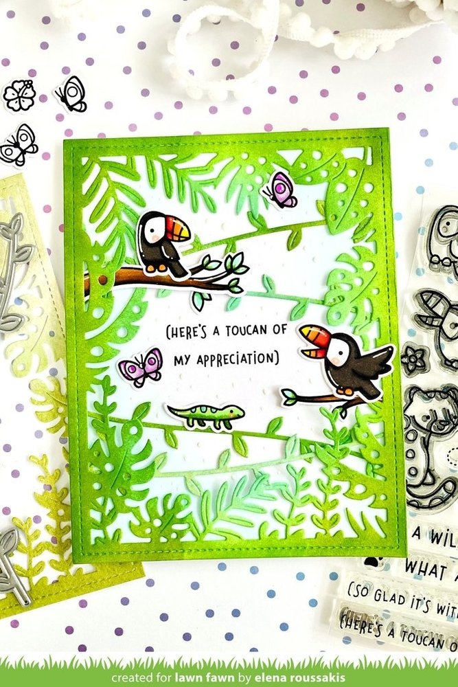 Lawn Fawn Toucan Do It Clear Stamps (LF2603) Lawn Fawn Toucan Do It Clear Stamps (LF2603)