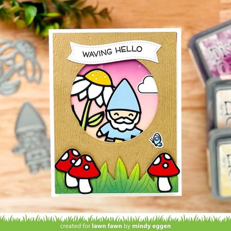 Lawn Fawn Garden Gnome Dies (LF2553) Lawn Fawn Garden Gnome Dies (LF2553)