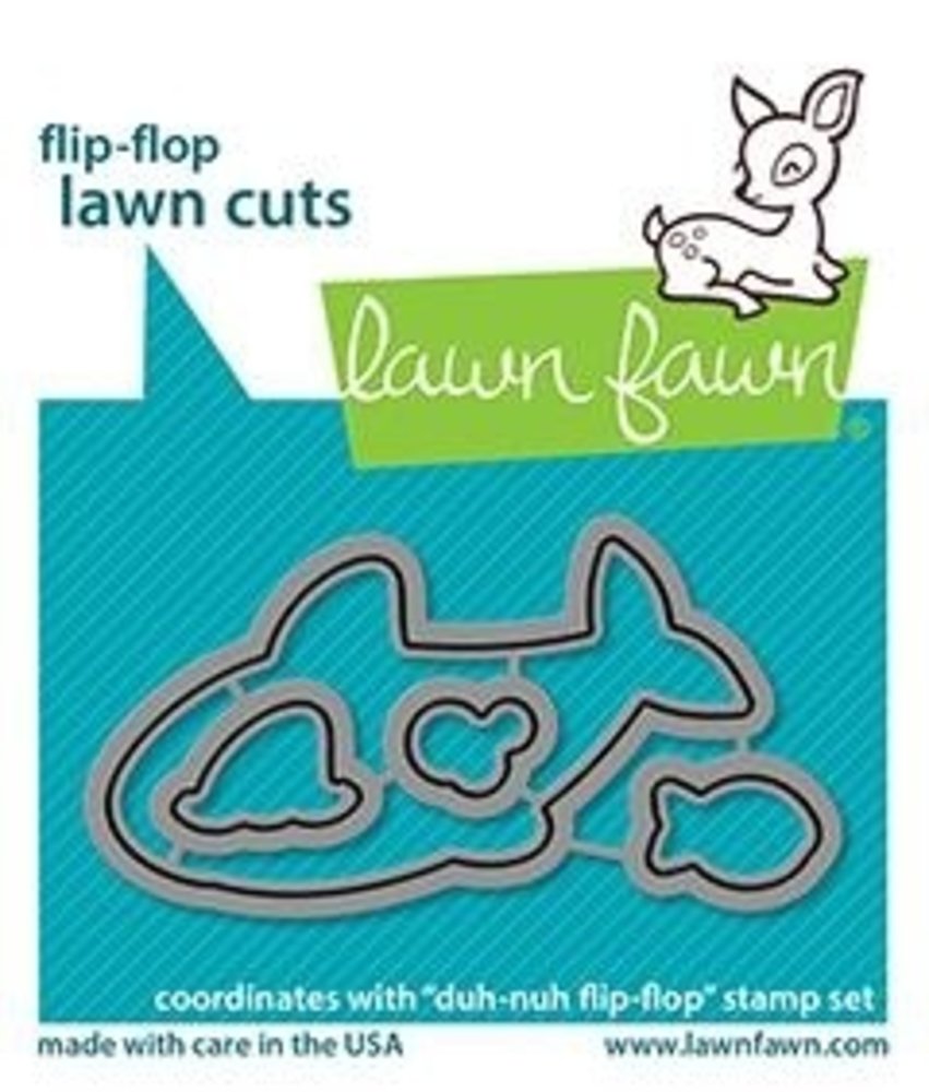 Lawn Fawn Duh-nuh Flip-Flop Dies (LF2598) Lawn Fawn Duh-nuh Flip-Flop Dies (LF2598)
