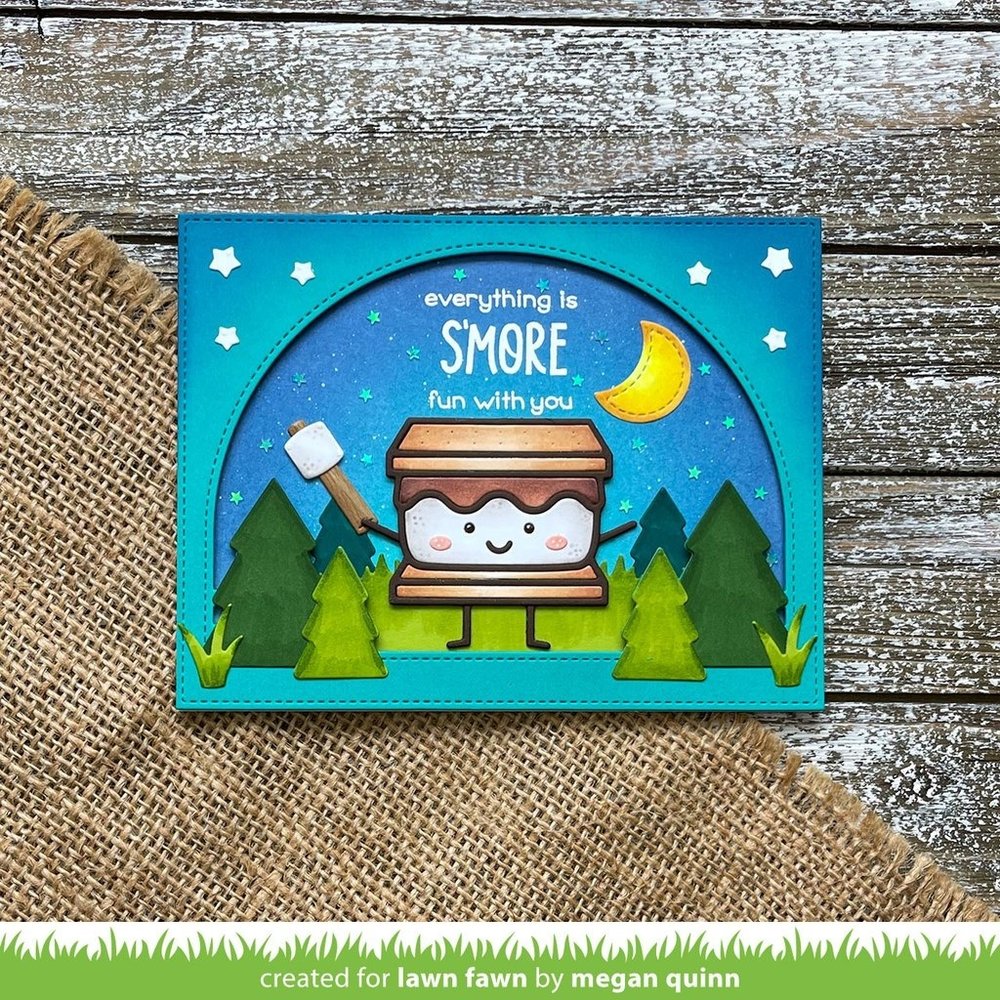 Lawn Fawn Smiley S'more Dies (LF2609) Lawn Fawn Smiley S'more Dies (LF2609)