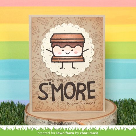 Lawn Fawn Smiley S'more Dies (LF2609) Lawn Fawn Smiley S'more Dies (LF2609)