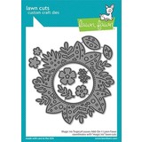 Lawn Fawn Magic Iris Tropical Leaves Add-On Dies (LF2614)