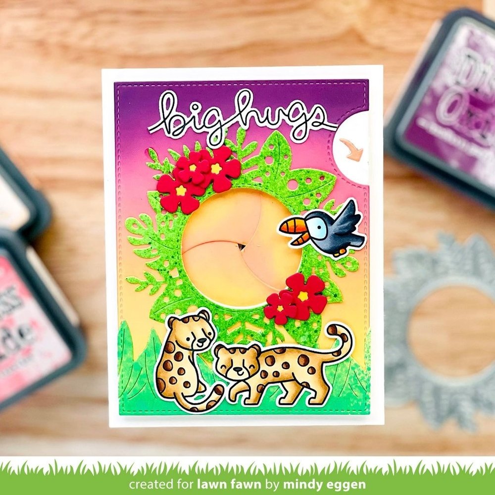 Lawn Fawn Magic Iris Tropical Leaves Add-On Dies (LF2614) Lawn Fawn Magic Iris Tropical Leaves Add-On Dies (LF2614)