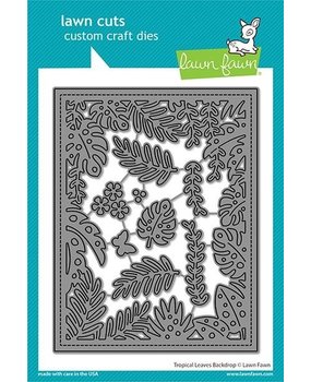 Lawn Fawn Tropical Leaves Backdrop Dies (LF2615)